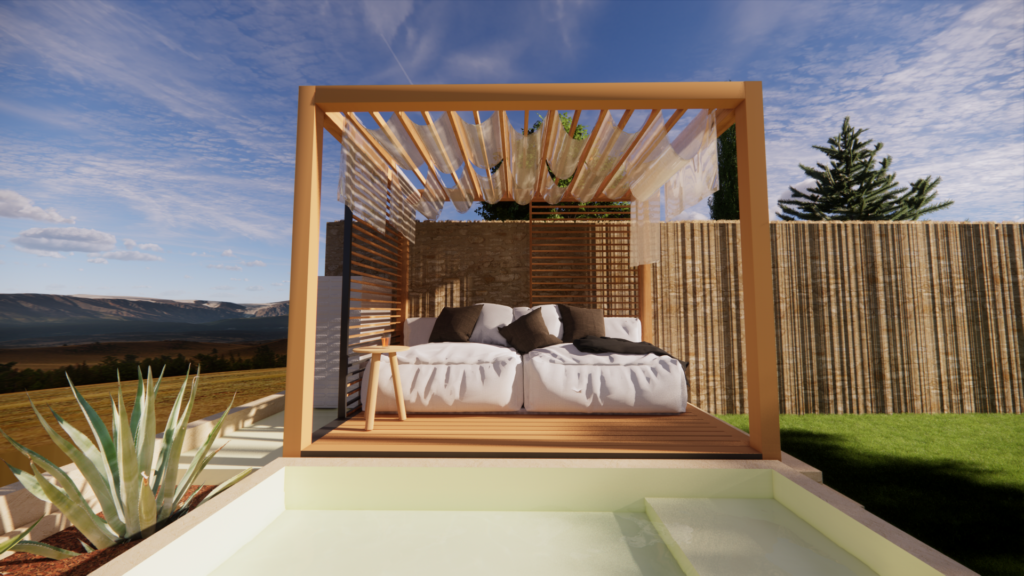 PROJET DE PISCINE EN 3D A NIMES